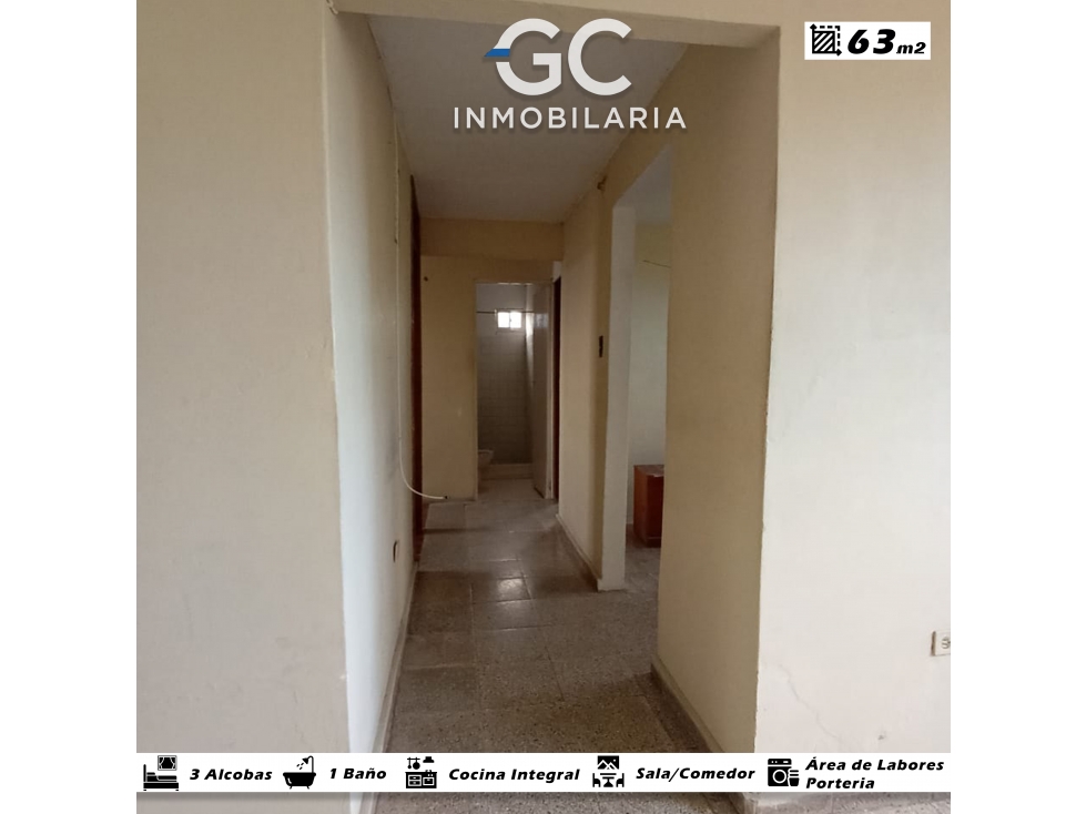 Se arrienda apartamento piso 4 Conjunto los mangos - soledad - 4
