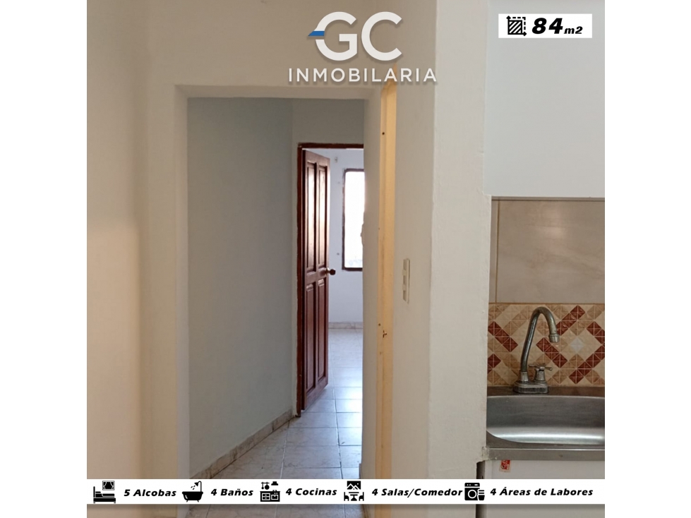 Se vende casa con 4 apartamentos Villa del Carmen — foto 2