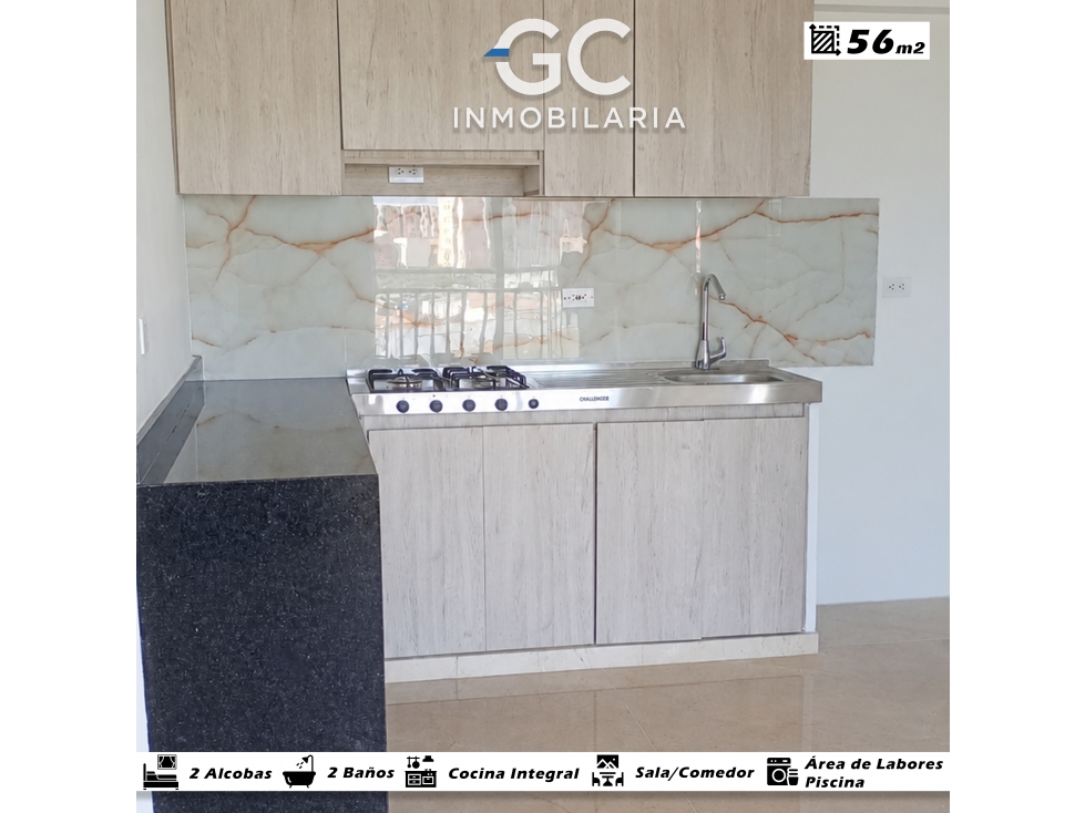 Se arrienda apartamento piso 6 Alameda del rio- Conjunto Silvador — foto 4