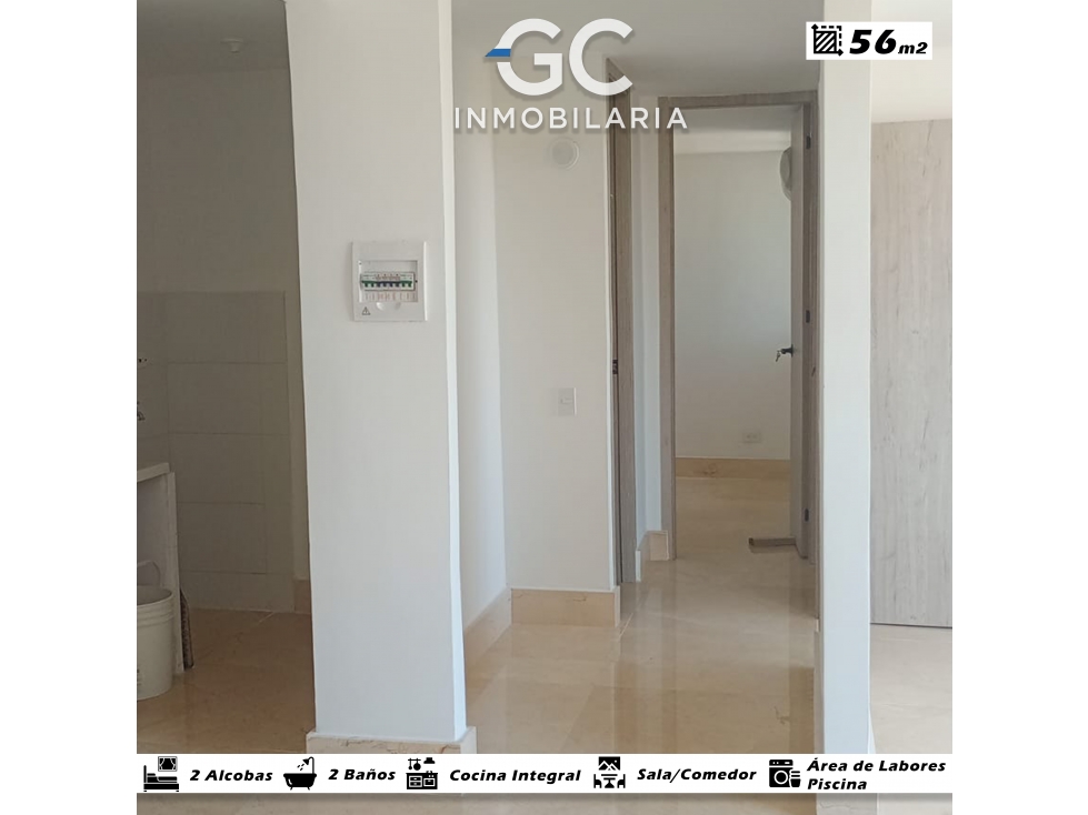 Se arrienda apartamento piso 6 Alameda del rio- Conjunto Silvador — foto 6