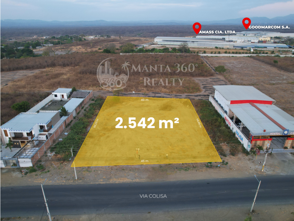 TERRENO EN VENTA VÍA COLISA, JARAMIJÓ - 1