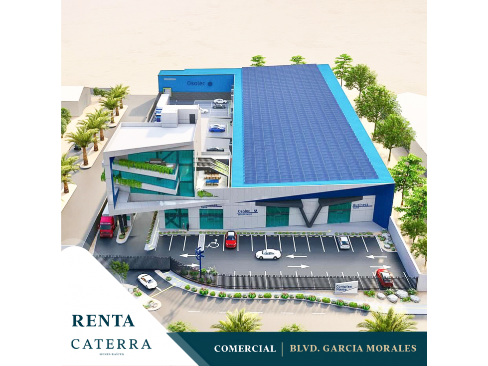 RENTA / Espacios Industriales y Comerciales Blvd. García Morales - 1