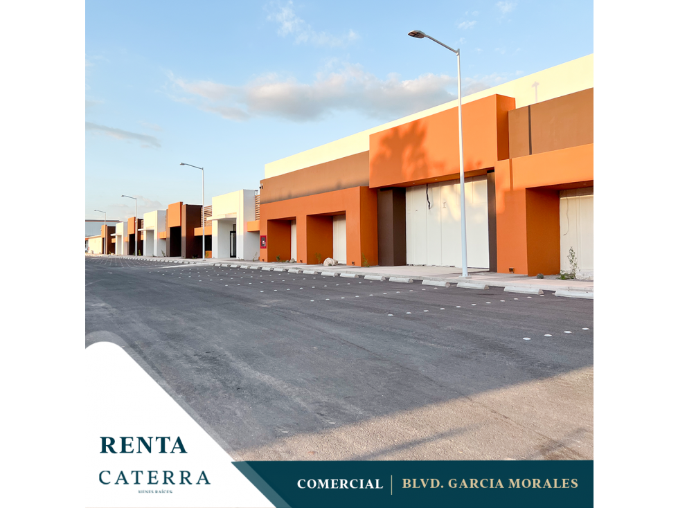 RENTA / Locales y Terreno Blvd. Garcia Morales - 1