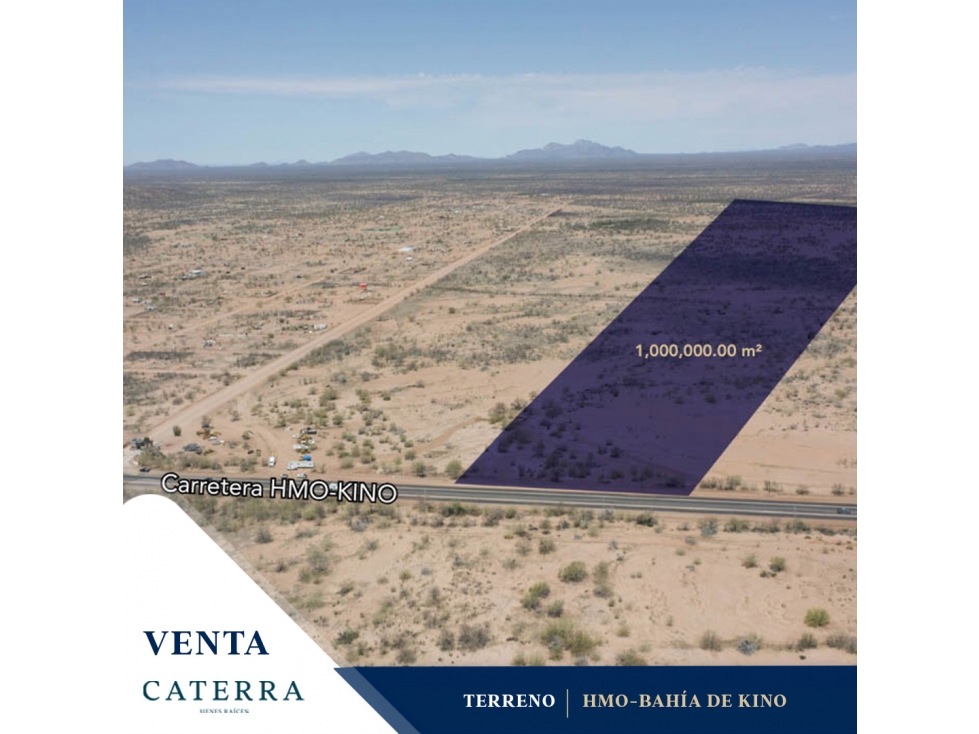 VENTA / Terreno Carretera HMO - Bahía Kino