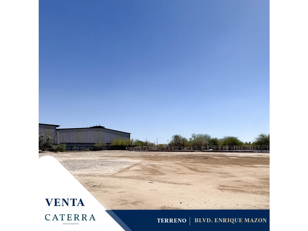 VENTA / Terreno Blvd. Enrique Mazon