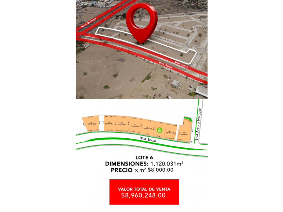 VENTA / Terrenos Blvd. Serna — foto 3