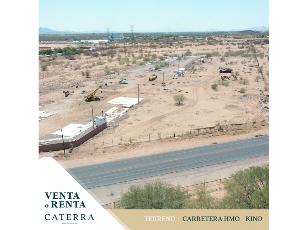 VENTA - RENTA / Terreno Carretera Hermosillo - Bahia de Kino
