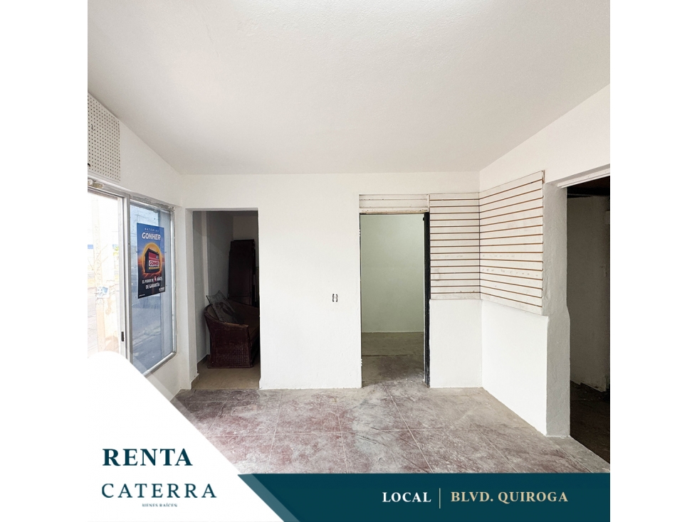 RENTA Local Blvd. Quiroga