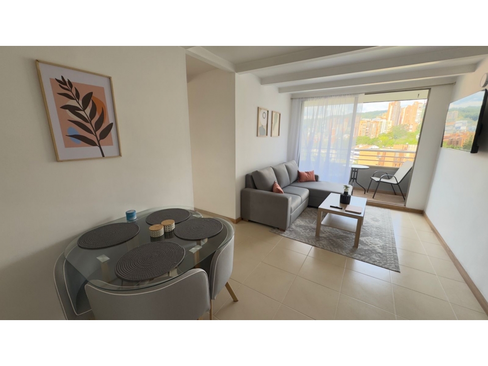 Apartamento amoblado en el poblado