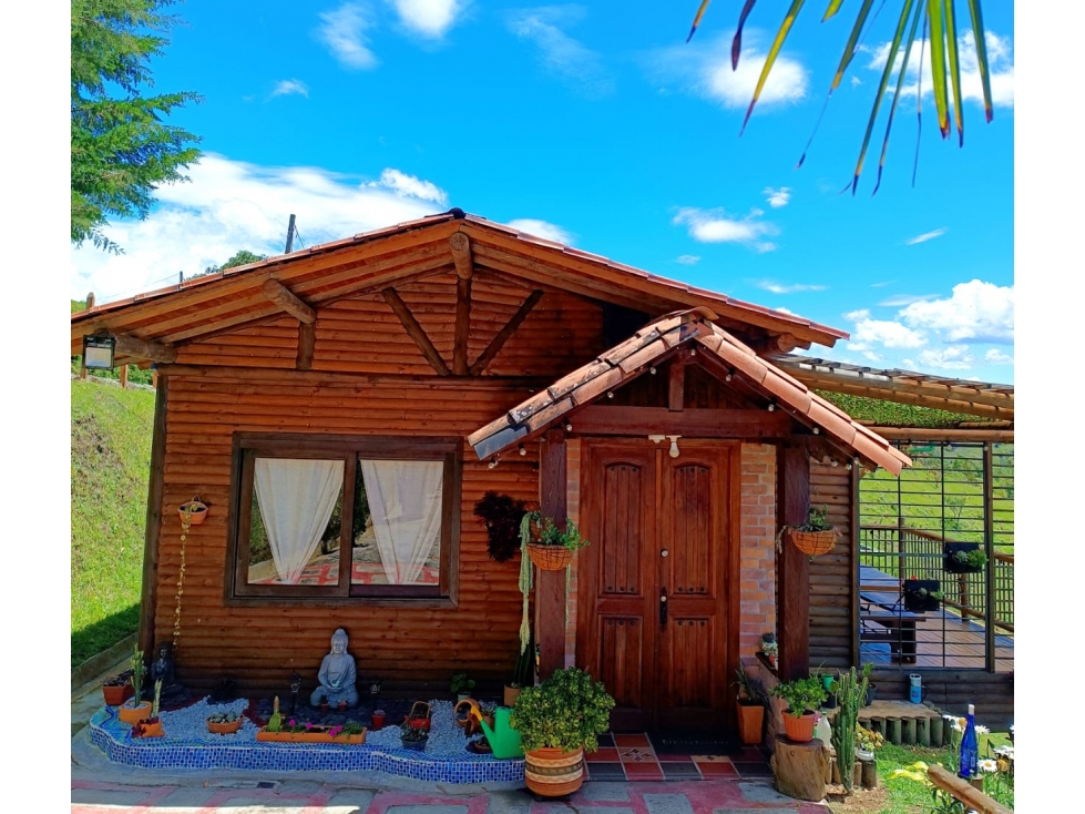 Cabaña en El Peñol, Guatapé con jacuzzi y vista a la Piedra — foto 2