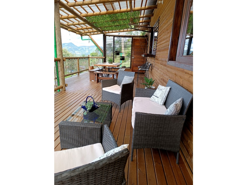 Cabaña en El Peñol, Guatapé con jacuzzi y vista a la Piedra — foto 4