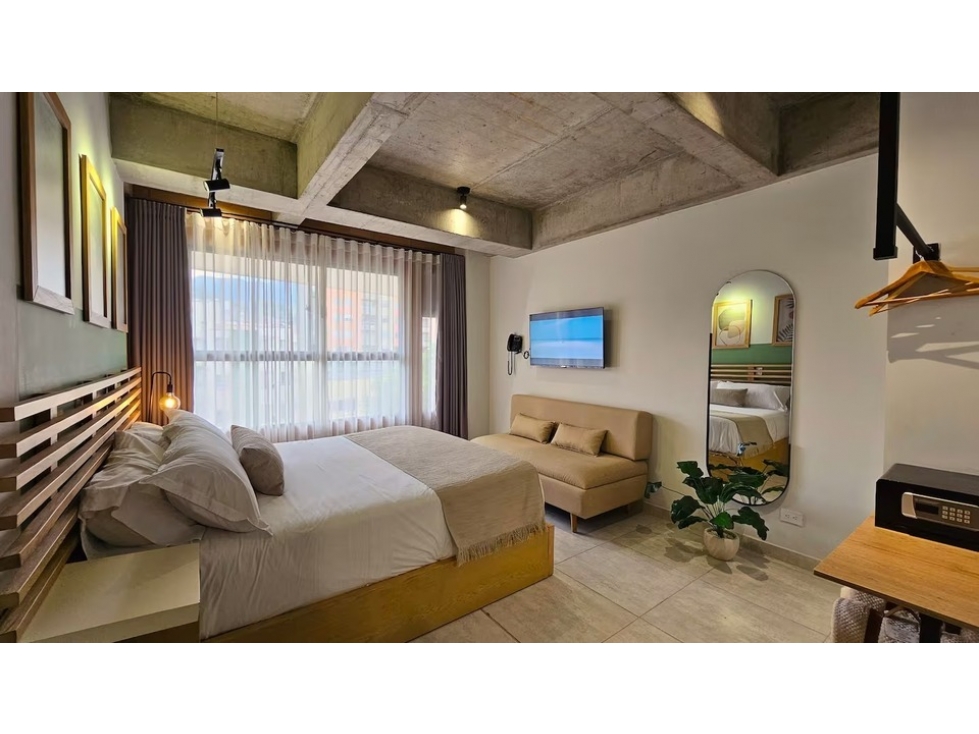 Apartaestudio en Venta Amoblado Los Alpes Medellin — foto 4