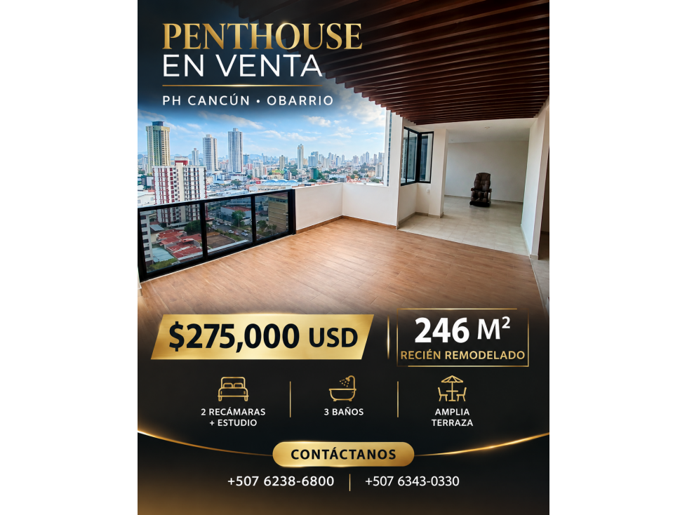 PENTHOUSE EN PH CANCÚN | 246 M²