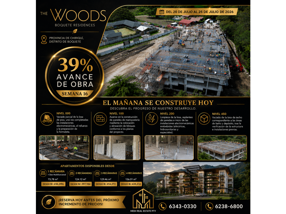 THE WOODS BOQUETE RESIDENCES | PREVENTA EXCLUSIVA - 1