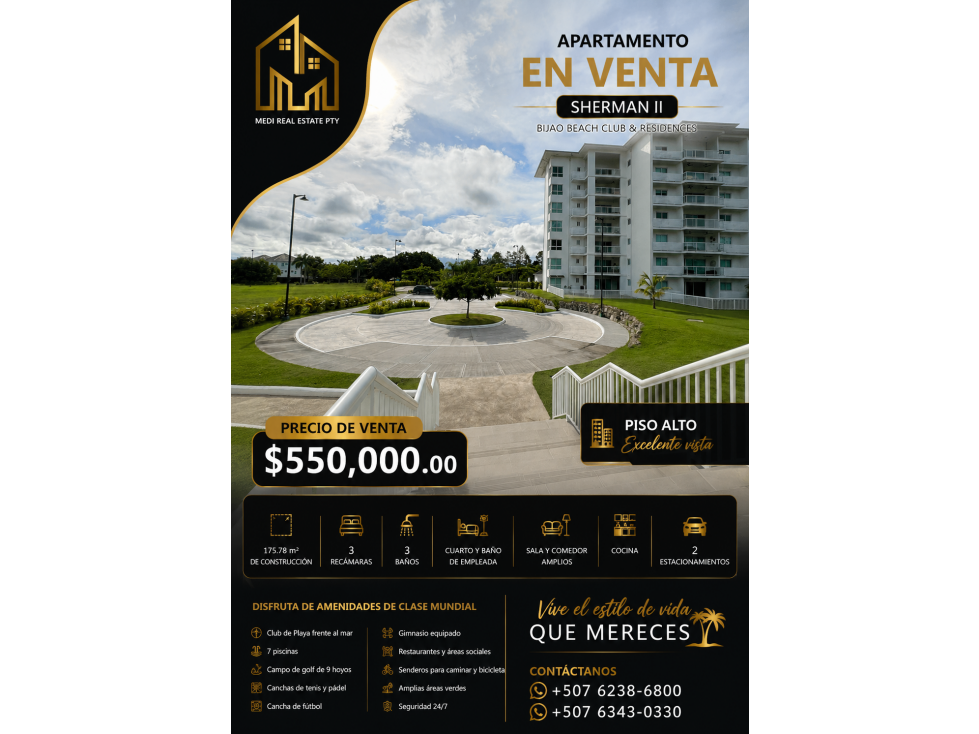 APARTAMENTO EN VENTA | SHERMAN II | BIJAO BEACH CLUB & RESIDENCES — foto 2