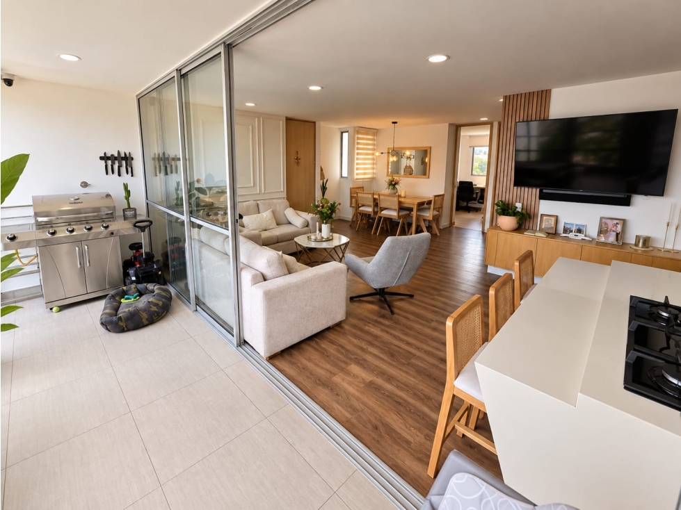 Apartamento en venta Loma del Esmeraldal Envigado Vista panorámica