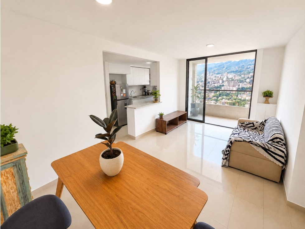 Apartamento en venta Loma del Barro Envigado 79 m² + estudio