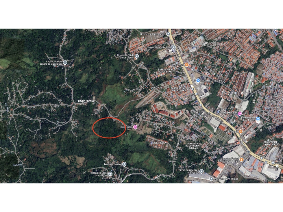 Se Vende Terreno de 8.5 ha en Chivo Chivo, Las Cumbres — foto 2