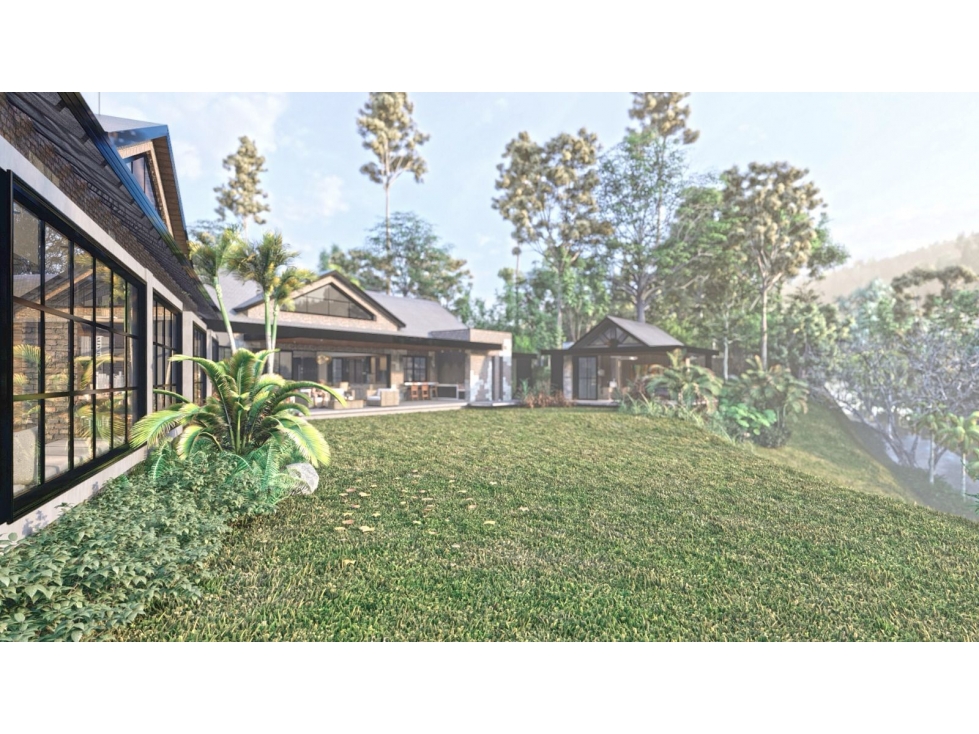 VENTA DE LOTE CON DISEÑO DE CASA EN MONTE SERENO REFUGIO CAMPESTRE