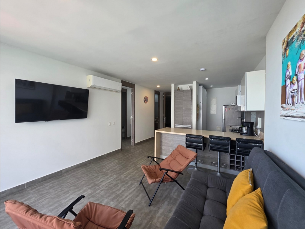 APARTAMENTO DE 1 ALCOBA TURISTICO AMOBLADO PARA VENTA EN LA BOQUILLA — foto 3