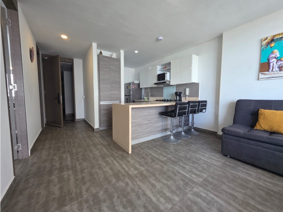 APARTAMENTO DE 1 ALCOBA TURISTICO AMOBLADO PARA VENTA EN LA BOQUILLA — foto 4