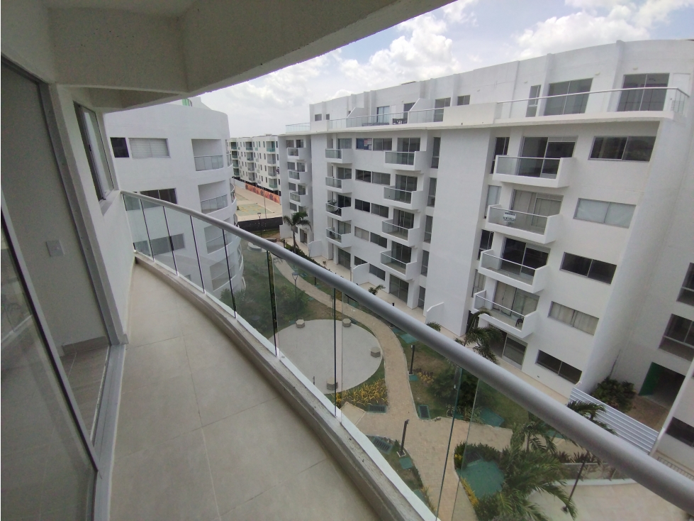 APARTAMENTO 2 ALCOBAS PARA ARRIENDO EN SERENA DEL MAR - TREVI — foto 2