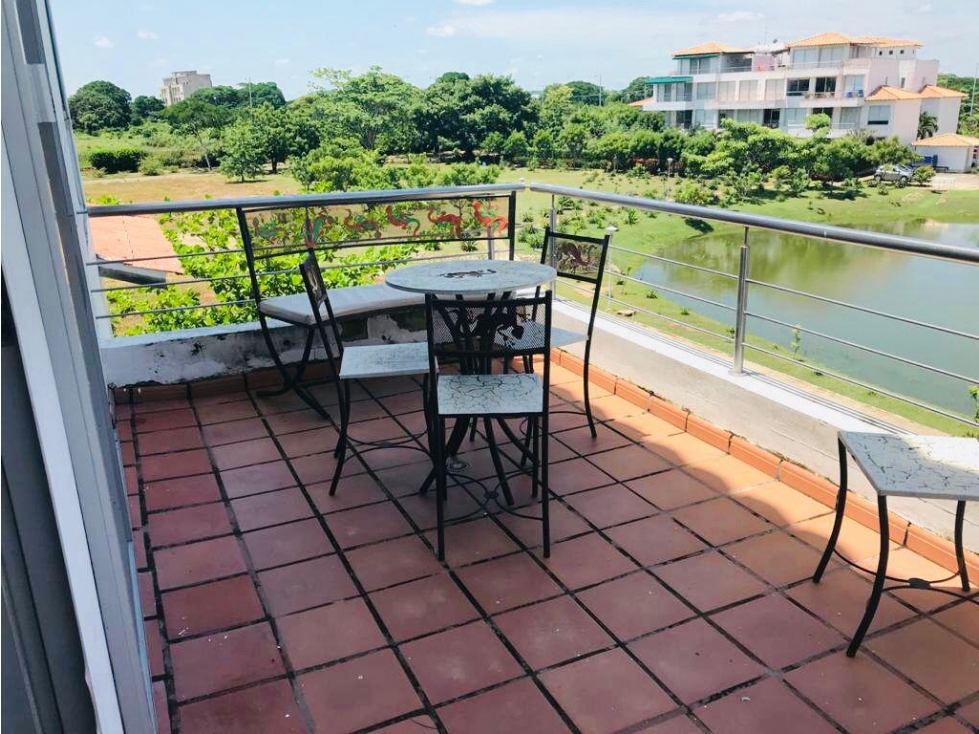 APARTAMENTO DE 2 ALCOBAS + ESTUDIO PARA VENTA EN LAGUNA CLUB