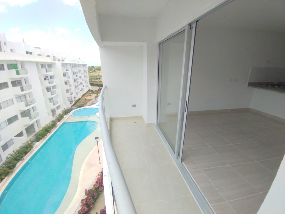 APARTAMENTO 2 ALCOBAS PARA ARRIENDO EN SERENA DEL MAR - TREVI