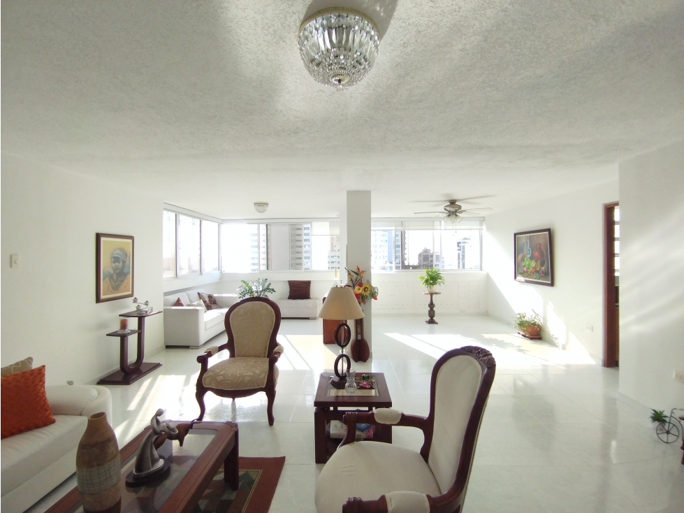 APARTAMENTO DE 3 ALCOBAS EN BOCAGRANDE PARA VENTA