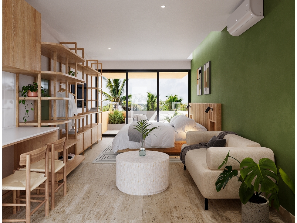 APARTAESTUDIOS TURISTICOS EN PLAYA DEL CARMEN - SOLAR STUDIO