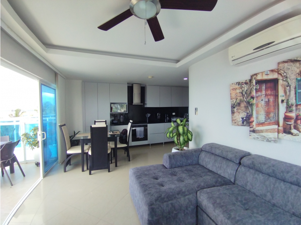 APARTAMENTO DE 2 ALCOBAS TURISTICO PARA VENTA EN LA BOQUILLA