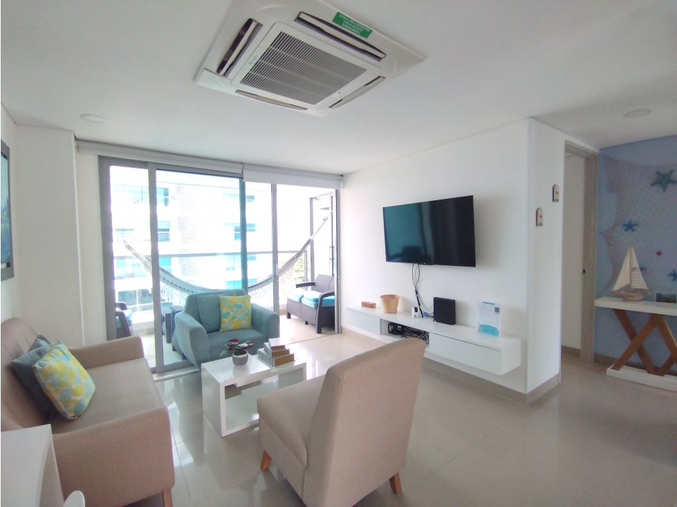 APARTAMENTO DE 2 ALCOBAS TURISTICO PARA VENTA EN LA BOQUILLA - 2
