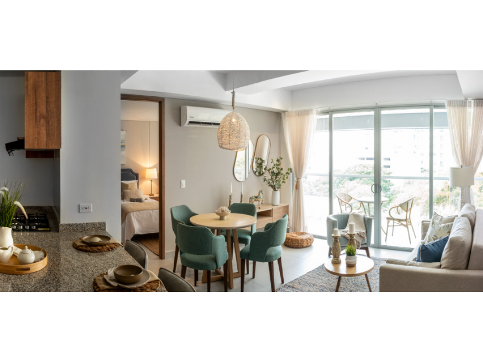 APARTAMENTOS TURISTICOS 1 Y 2 ALCOBAS SANTA MARTA - AMBAR ROCA