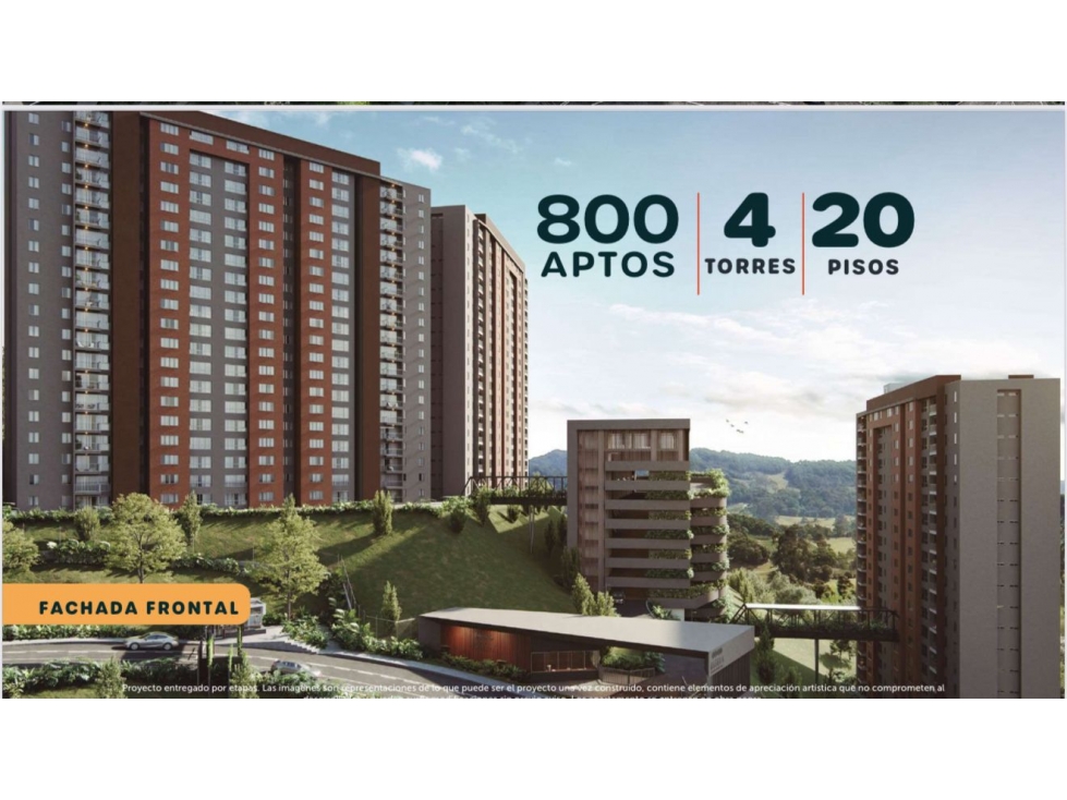 Cesión de derechos apartamento en obra gris - Caldas