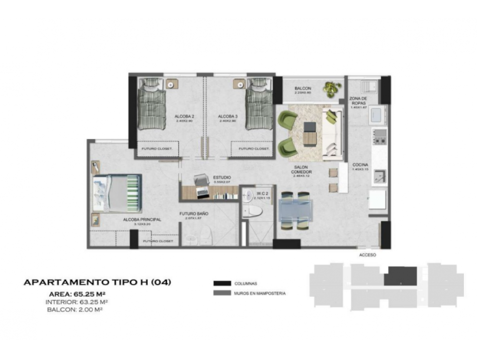Se Vende Apartamento en Itagüí - Derecho fiduciario — foto 3