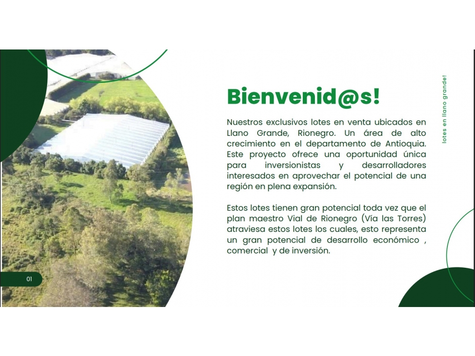 Lote en venta, Llanogrande - 2