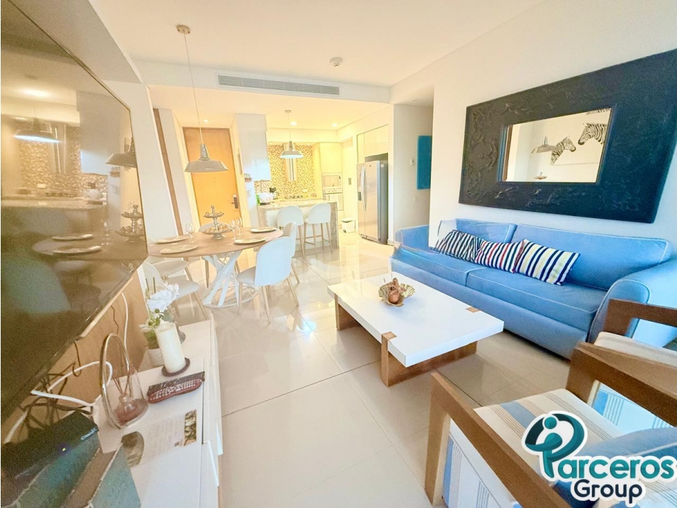 APARTAMENTO VACACIONAL DE 3 HABITACIONES, PISO 16, BOCAGRANDE