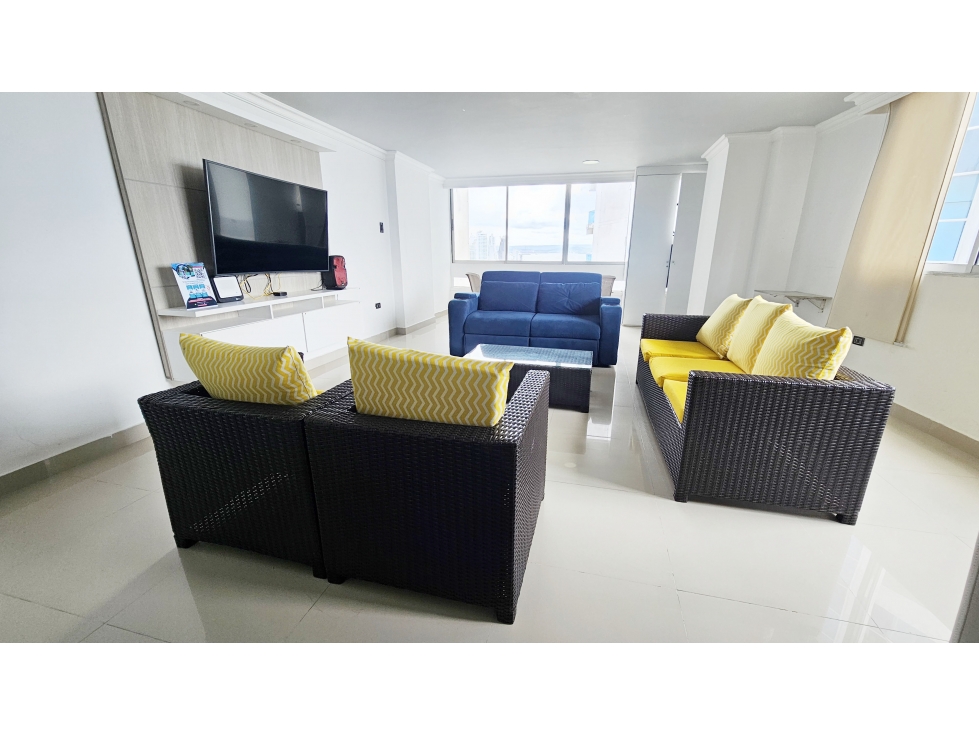 ALQUILER POR DIAS, AMPLIO APARTAMENTO EN PISO 20, LAGUITO, CARTAGENA — foto 4