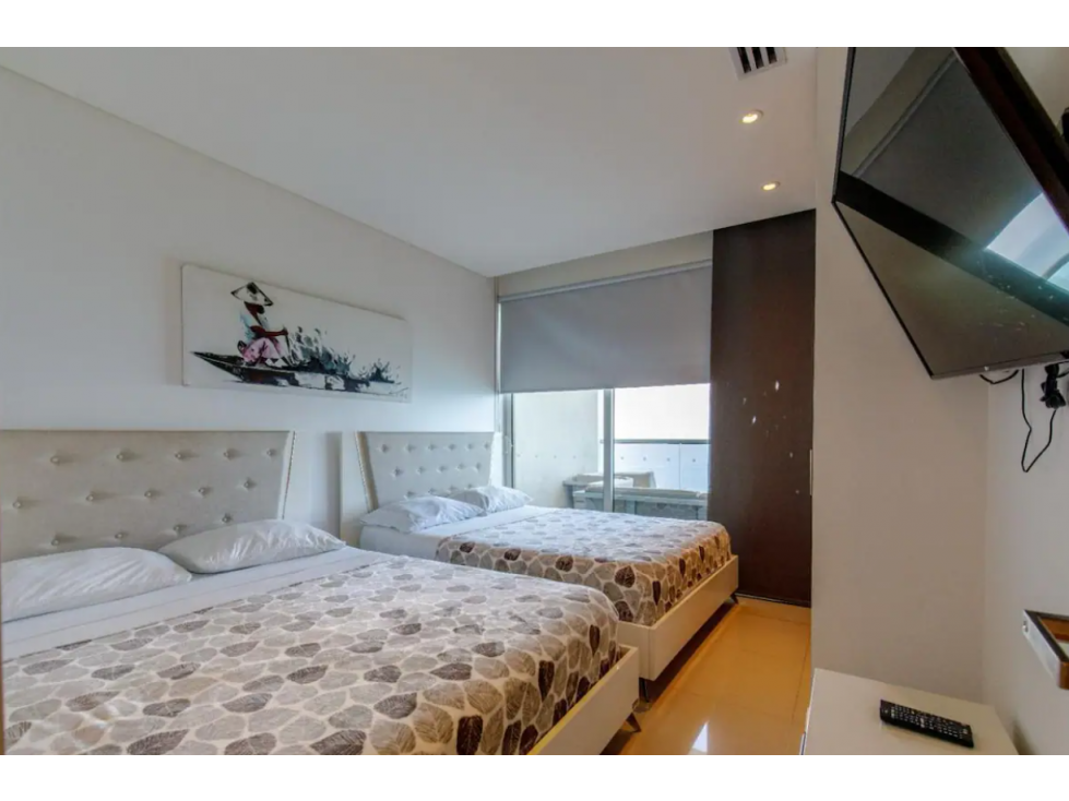 ALQUILER POR DIAS DE 2 HABITACIONES,PISO 19, CONDOMINIO H2, BOCAGRANDE — foto 3