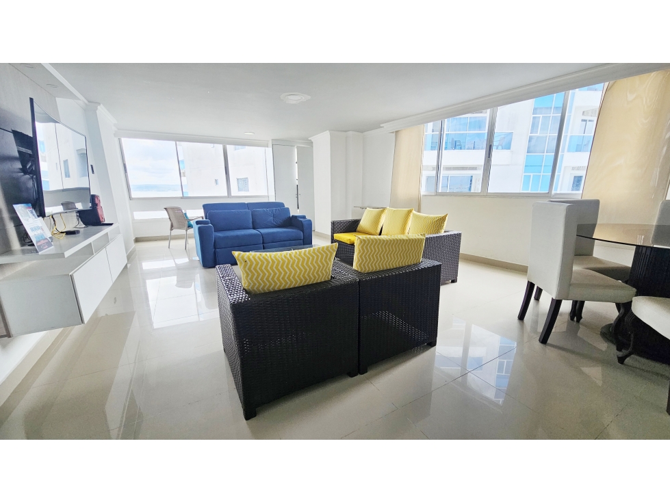 ALQUILER POR DIAS, AMPLIO APARTAMENTO EN PISO 20, LAGUITO, CARTAGENA — foto 6