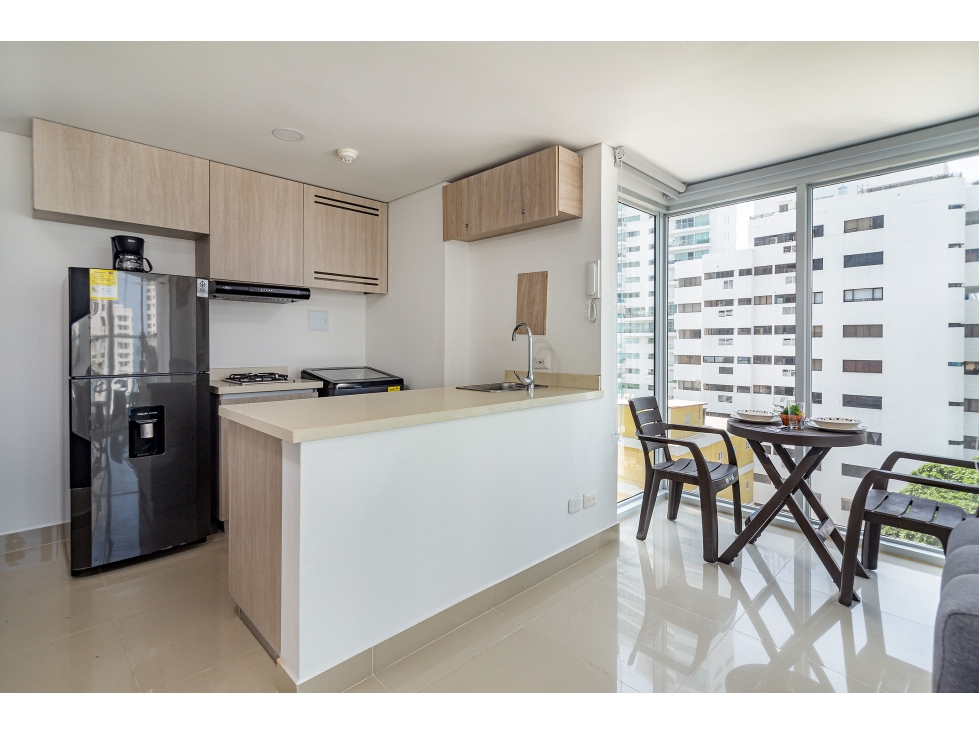 APARTAMENTO VACACIONAL DE 1 HABITACION, PISO 6, MAGNO LOFT, BOCAGRANDE — foto 4