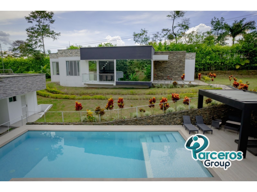 ALQUILER VACACIONAL, CASA CAMPESTRE CON PISCINA Y JACUZZI, PEREIRA. - 1
