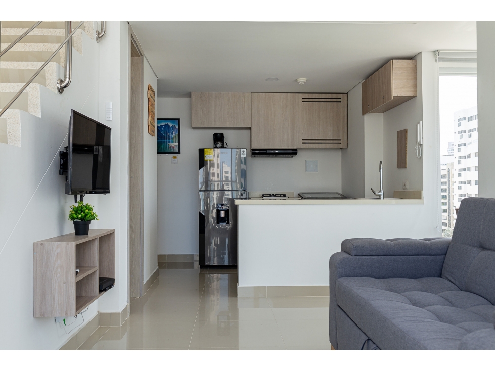 APARTAMENTO VACACIONAL DE 1 HABITACION, PISO 6, MAGNO LOFT, BOCAGRANDE — foto 2