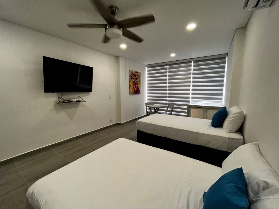 APARTAESTUDIO VACACIONAL DE 1 HABITACION,PISO 3, CRISTOFORO COLOMBO311