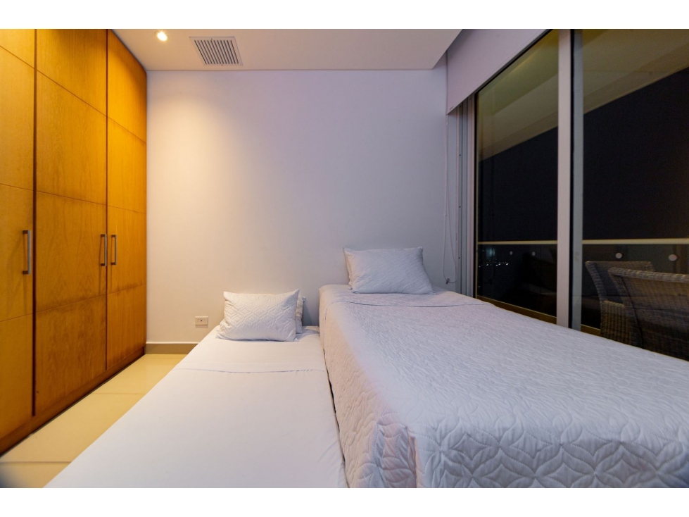 APARTAMENTO VACACIONAL PISO 24, CONDOMINIO H2, BOCAGRANDE, CARTAGENA — foto 3