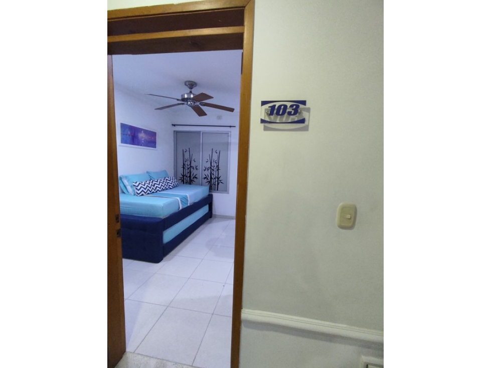 APARTAESTUDIO VACACIONAL DE 1 HABITACION, PISO 2, EN CRISTAL CARIBE103 — foto 2