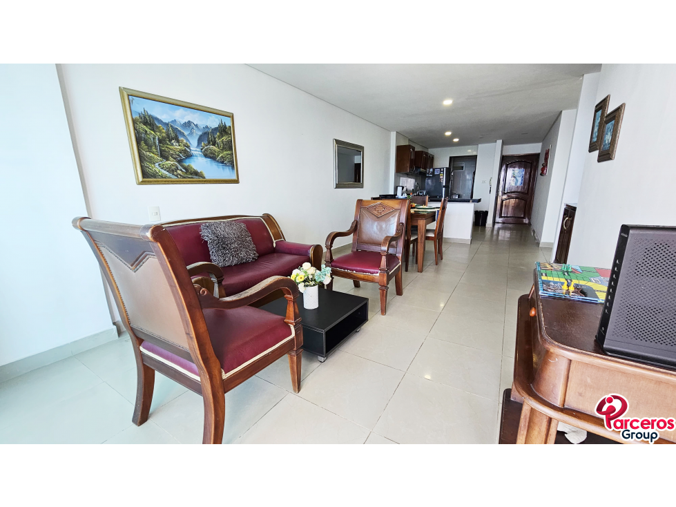 APARTAMENTO VACACIONAL EN VENTA, PISO 9, EN EL LAGUITO, CARTAGENA.