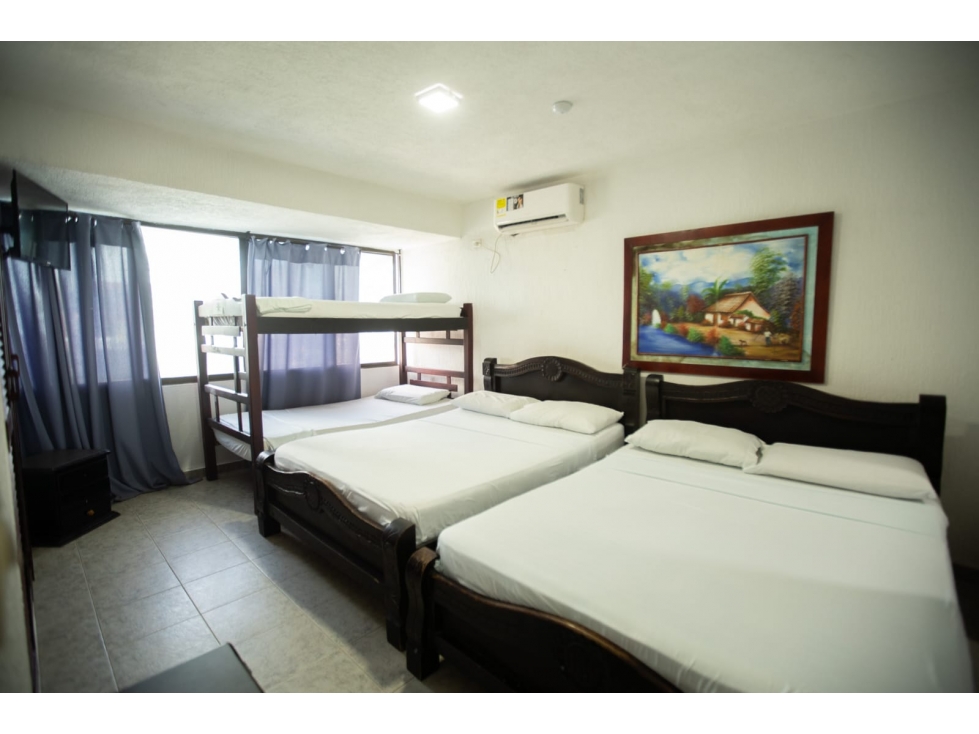 HABITACIÓN CON BAÑO PRIVADO, EN HOTEL CENTRAL, BOCAGRANDE, CARTAGENA - 3