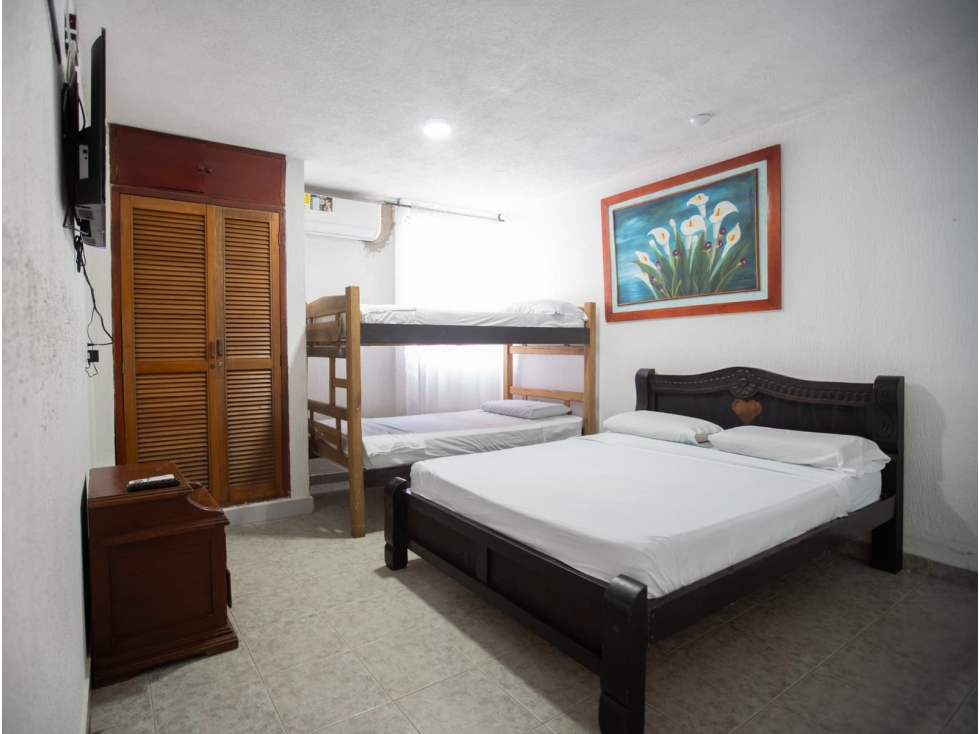 HABITACIÓN CON BAÑO PRIVADO, EN HOTEL CENTRAL, BOCAGRANDE, CARTAGENA - 5