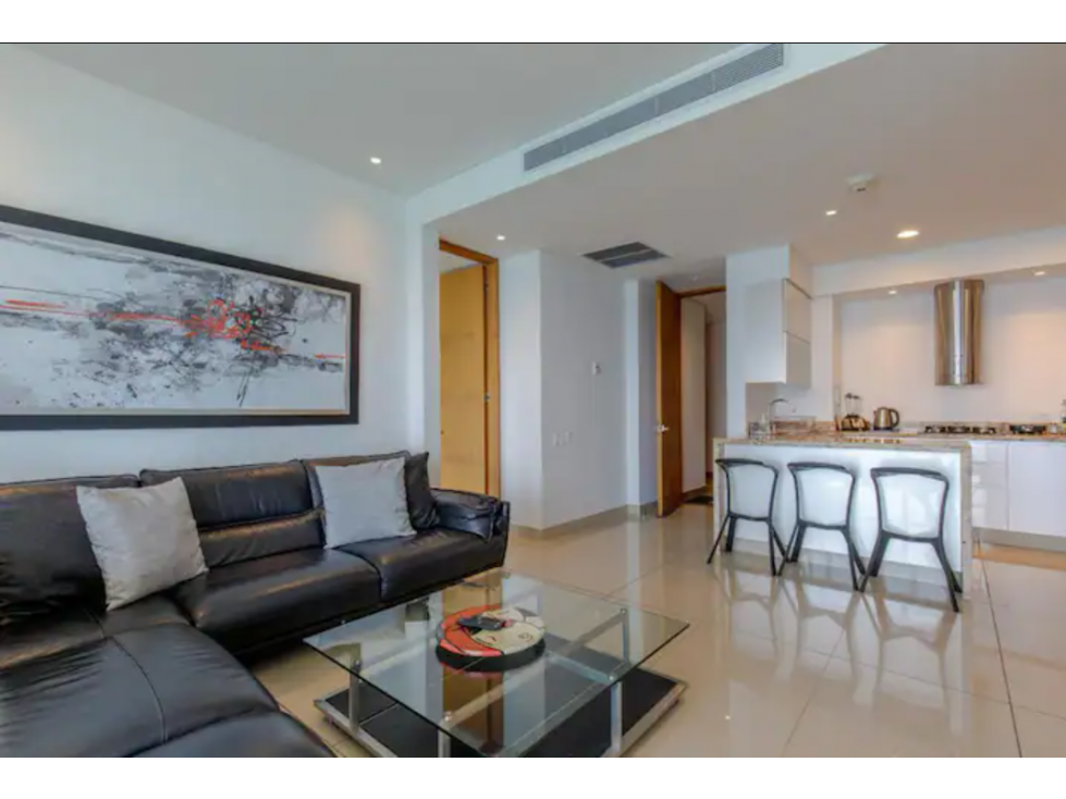 ALQUILER POR DIAS DE 2 HABITACIONES,PISO 19, CONDOMINIO H2, BOCAGRANDE